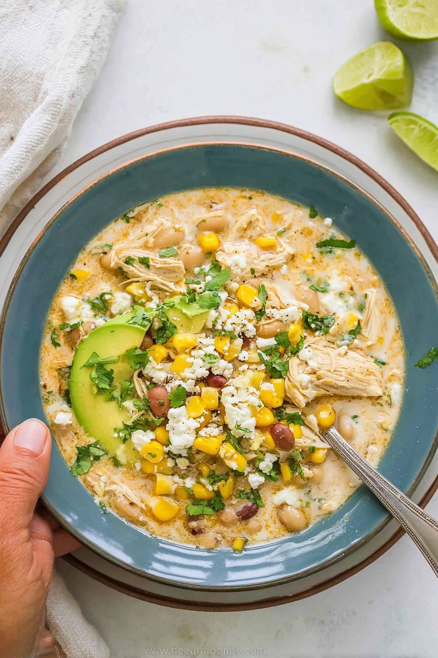 Mexican Street Corn White Chicken Chili recipe tips