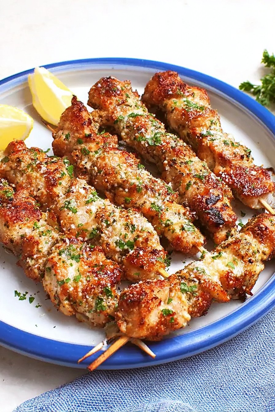 Lemon Garlic Butter Chicken Spiedini final result