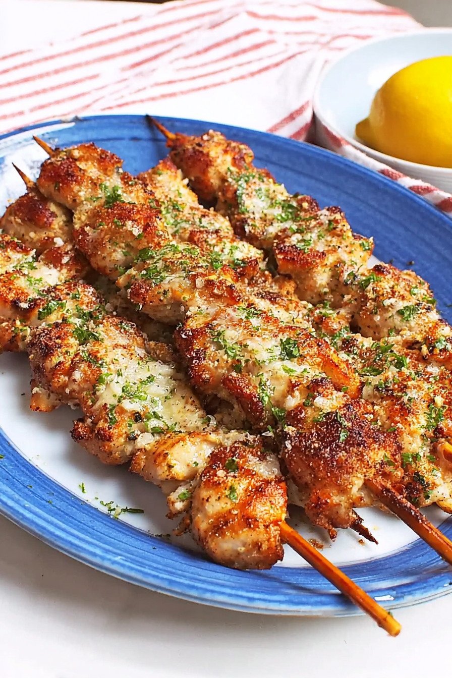 Lemon Garlic Butter Chicken Spiedini extra recipe photo