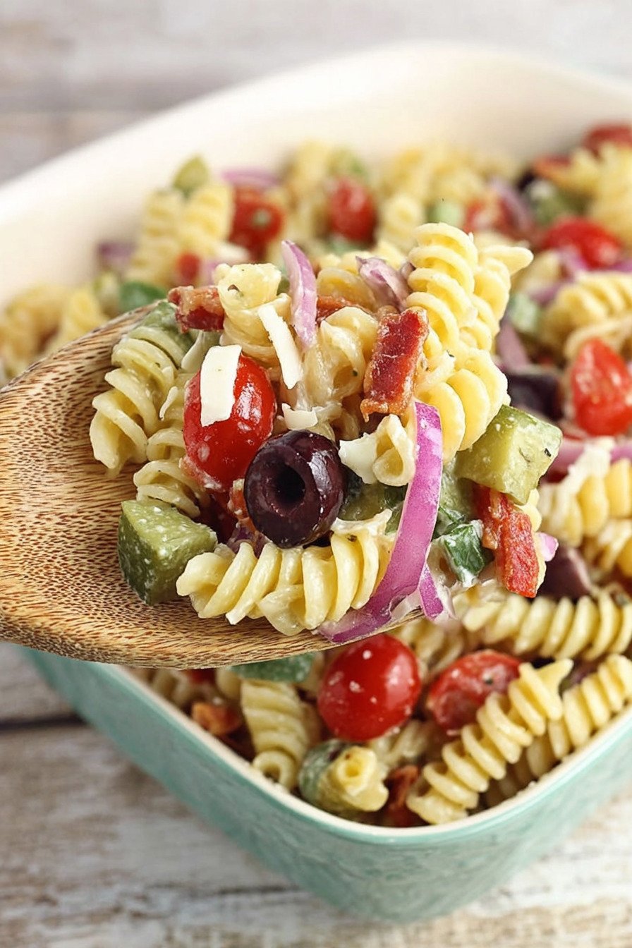 Classic Pasta Salad With Italian Vinaigrette extra recipe photo