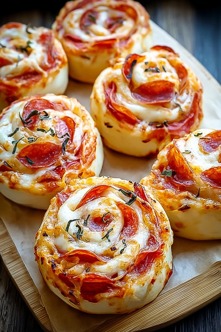 Easy Pepperoni Pizza Rolls for a Game Day Win final result