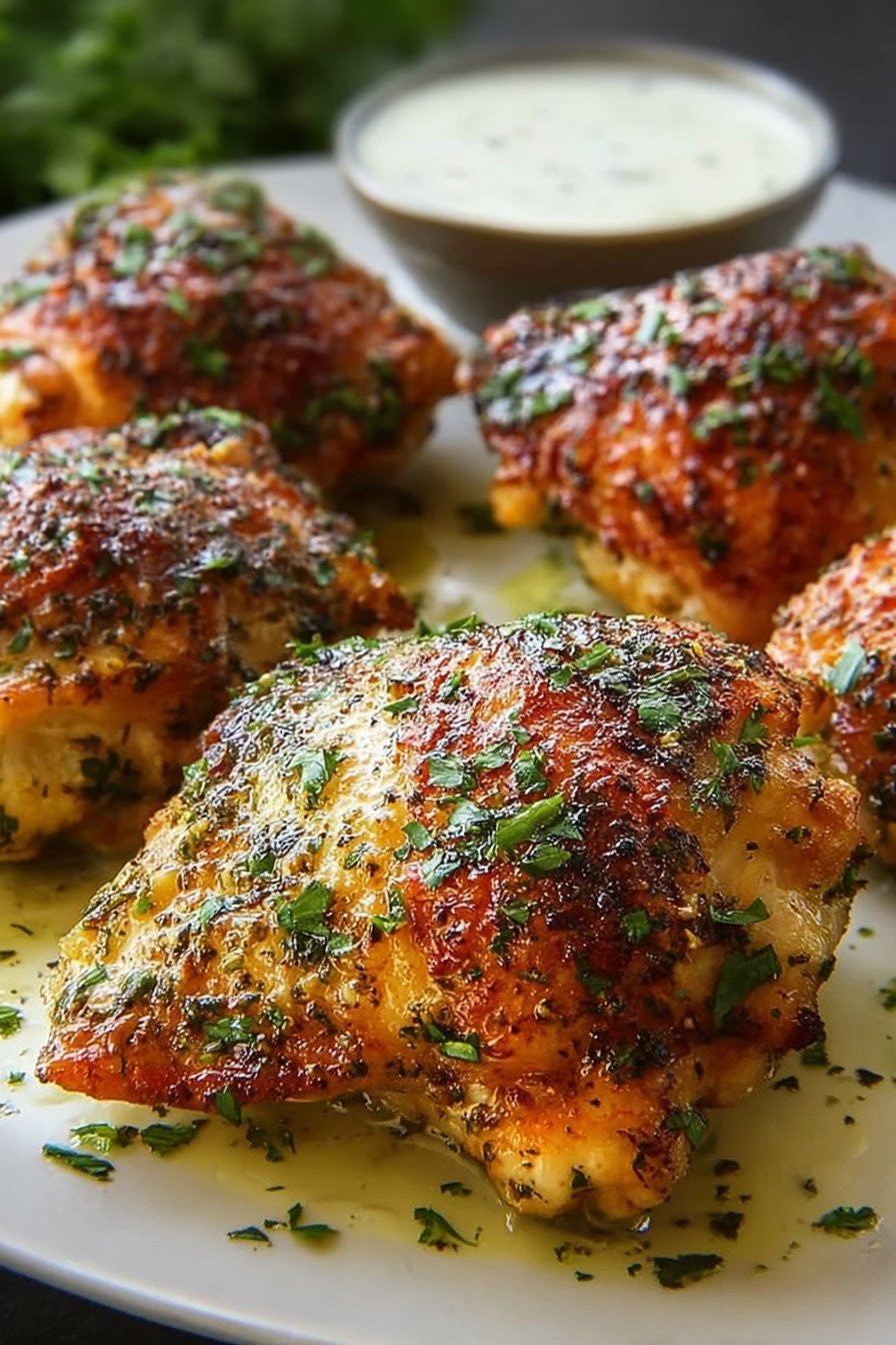 Ranch Chicken Thighs Bake for Juicy Oven-Baked Chicken final result