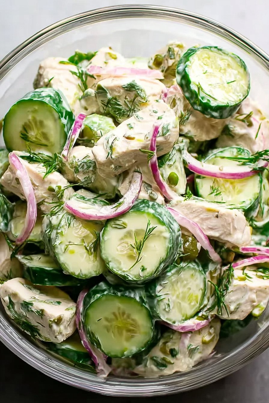 Delicious High Protein Cucumber Salad Recipe extra recipe photo