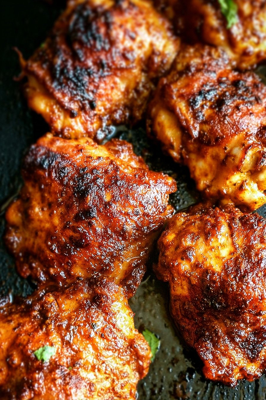 30-Min Oven Baked Boneless Skinless Chicken Thighs final result