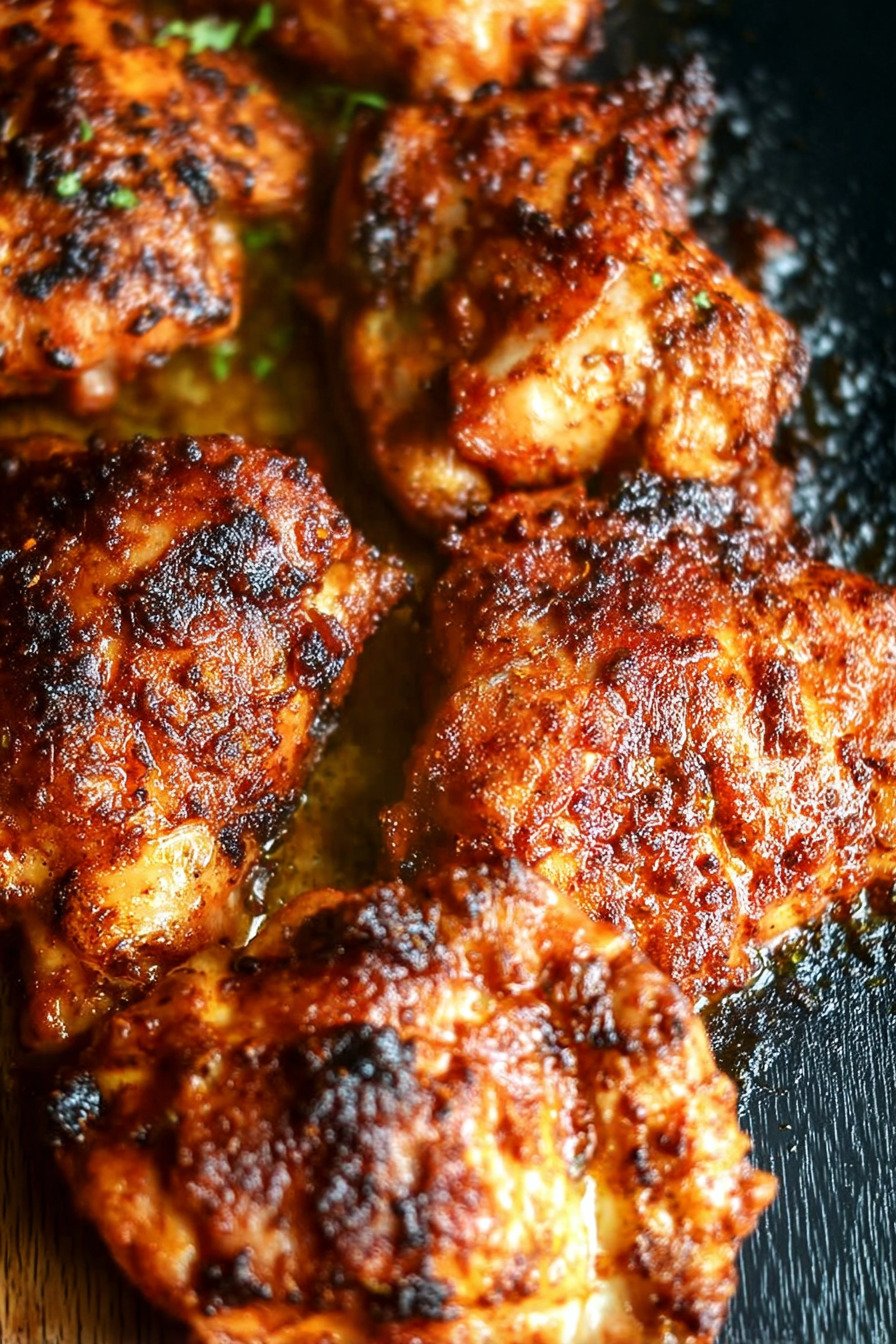 30-Min Oven Baked Boneless Skinless Chicken Thighs extra recipe photo