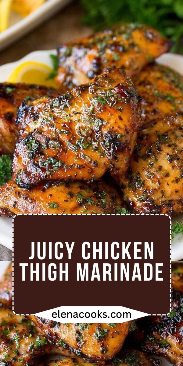 Chicken Thigh Marinade for Juicy, Flavorful Thighs save this recipe