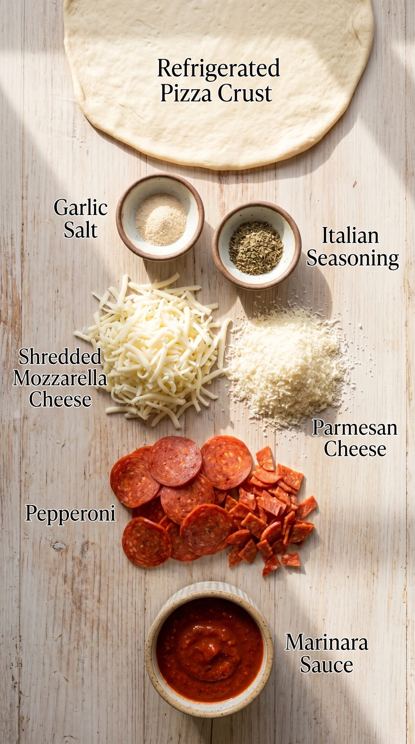 Easy Pepperoni Pizza Rolls for a Game Day Win recipe ingredients