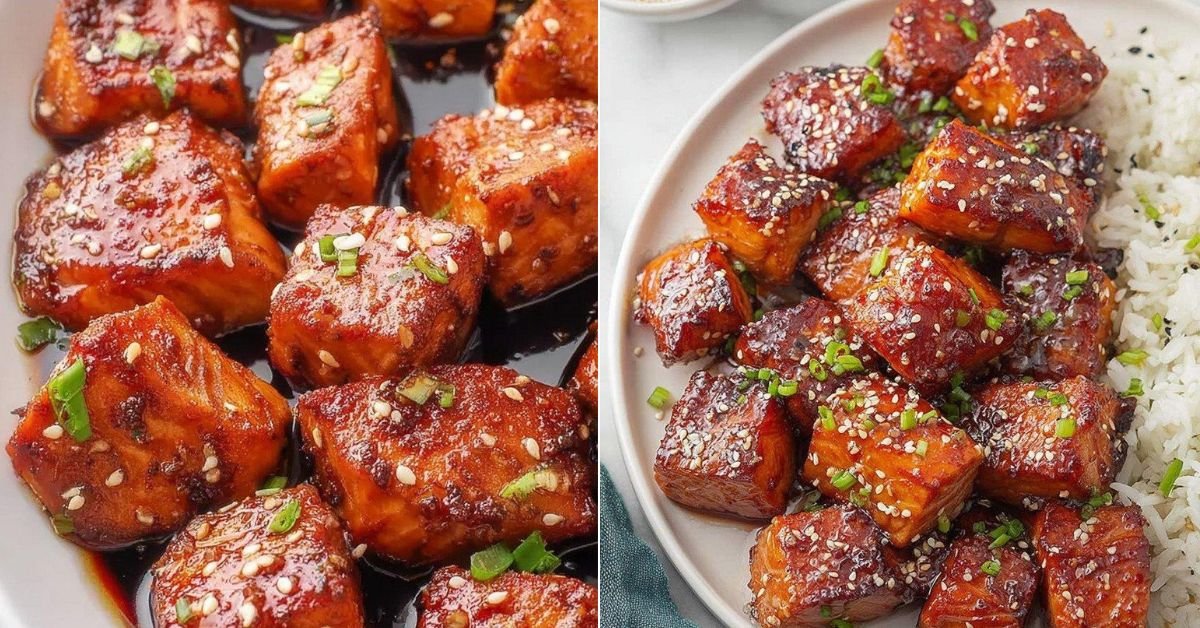 Mouthwatering Honey Garlic Salmon Bites: A 25 Mins Recipe You’ll Make Again and Again recipe photo