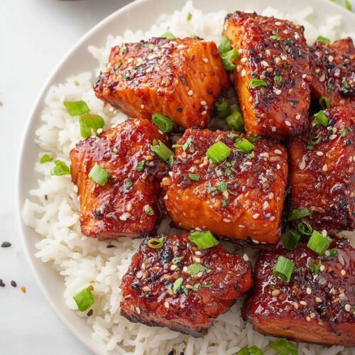 Mouthwatering Honey Garlic Salmon Bites: A 25 Mins Recipe You’ll Make Again and Again extra recipe photo