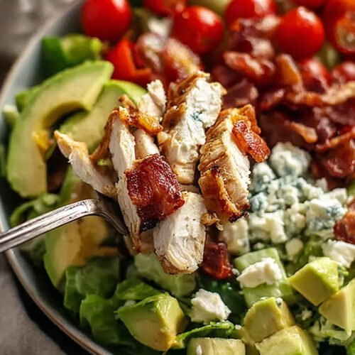 High Protein Chick Fil A Cobb Salad for a Healthy Cobb Salad Lunch extra recipe photo