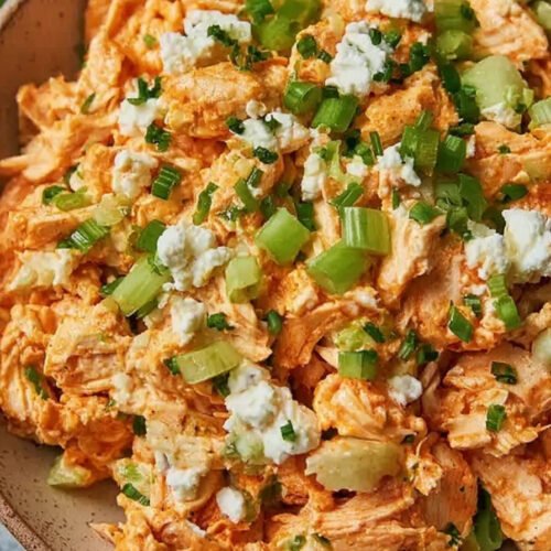 High Protein Buffalo Chicken Salad With Cottage Cheese extra recipe photo