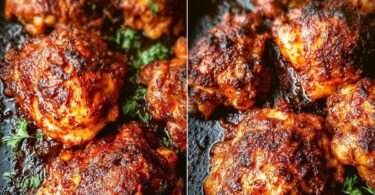 30-Min Oven Baked Boneless Skinless Chicken Thighs recipe photo