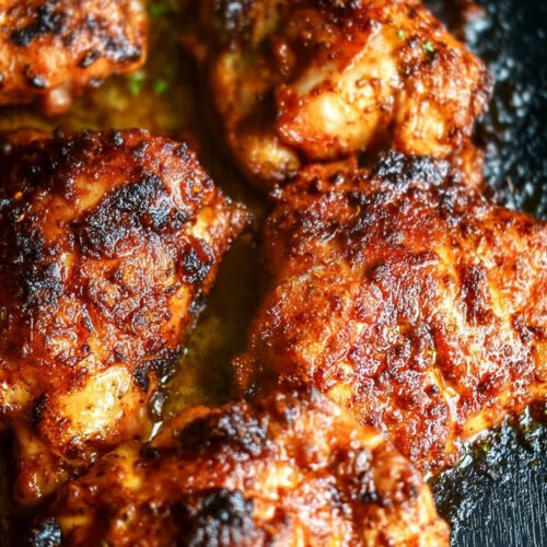 30-Min Oven Baked Boneless Skinless Chicken Thighs extra recipe photo