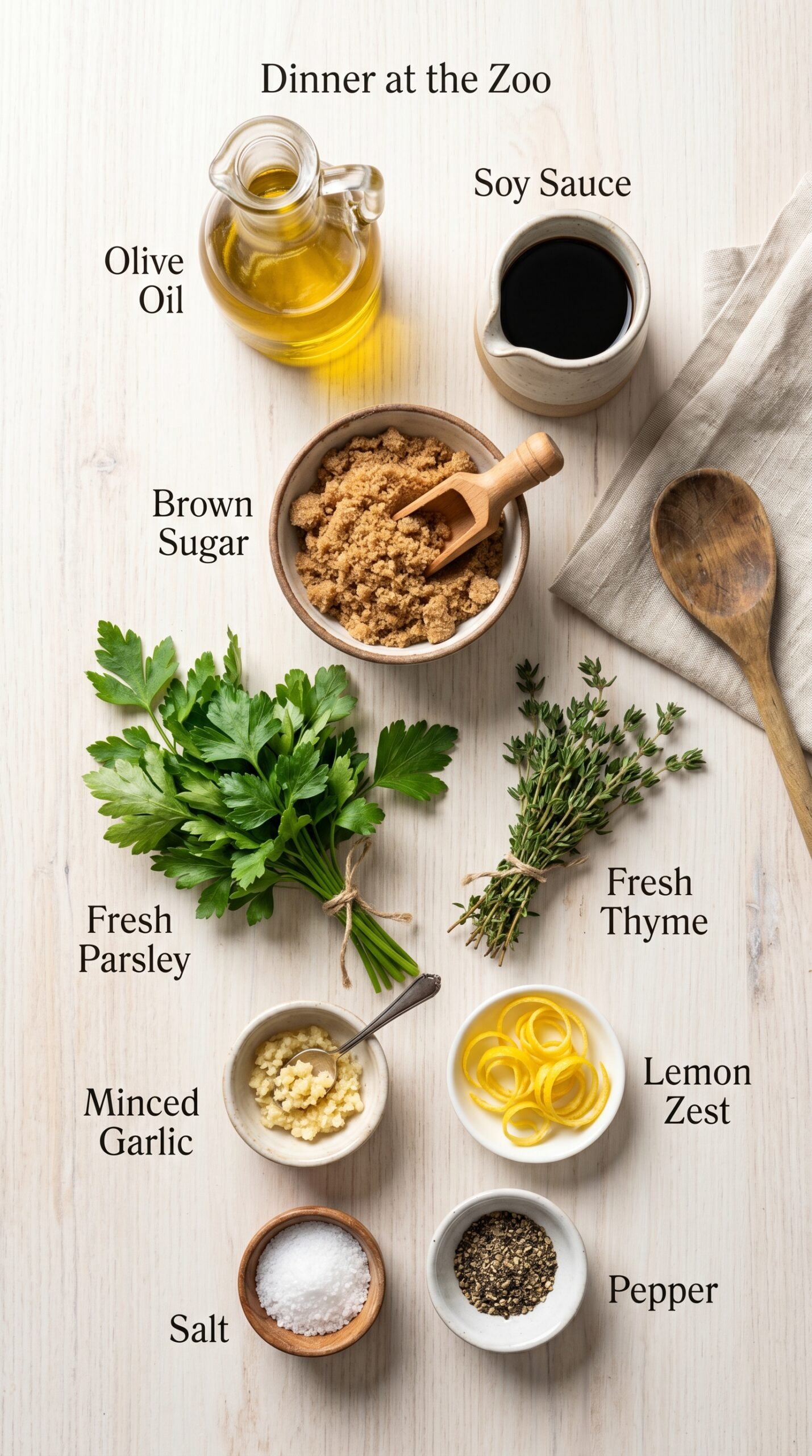 Chicken Thigh Marinade for Juicy, Flavorful Thighs recipe ingredients