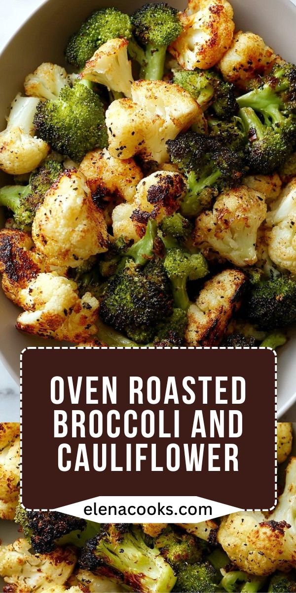 Roasted Broccoli & Cauliflower: A Flavorful Twist for Oven Roasted Broccoli and Cauliflower save this recipe